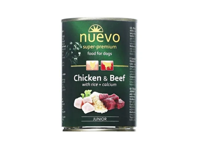 Nuevo Dog Junior Chicken/Beef - 400g