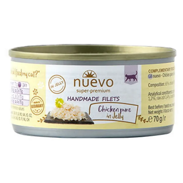 NUEVO Handmade Pure kuře v želé konzerva pro kočky 70 g