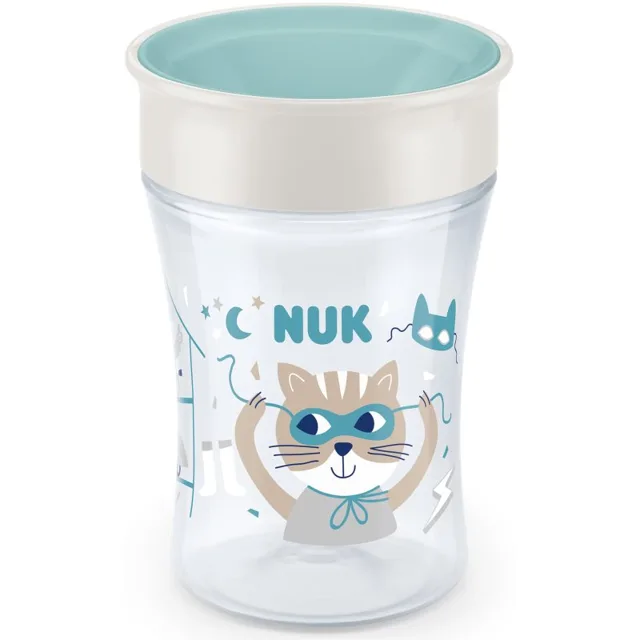 NUK Magic Cup hrnek s víčkem 8m+ Green 1 ks