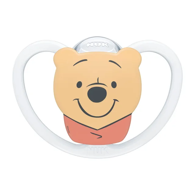 NUK Perfect Match Air Dudlík Disney Medvídek Pú 6–18m box 1 ks white