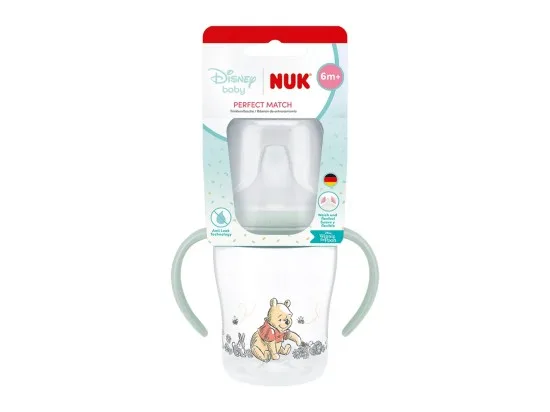 NUK Perfect Match láhev na učení Medvídek Pú 150 ml