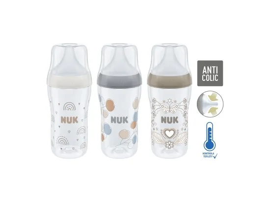 NUK Perfect Match láhev s kontrolou teploty 260 ml