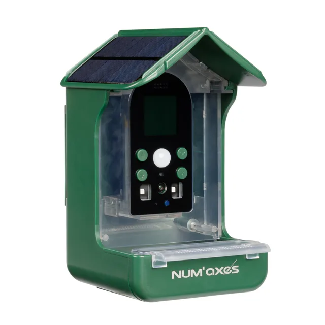 Numaxes krmná stanice pro ptáky s kamerou - D 10 x Š 11 x V 17 cm