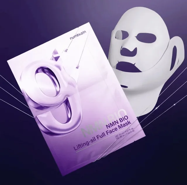 Numbuzin - NAD+ Bio Lifting-sil Full Face Mask - Plátýnková liftingová maska na celý obličej - 28 ml