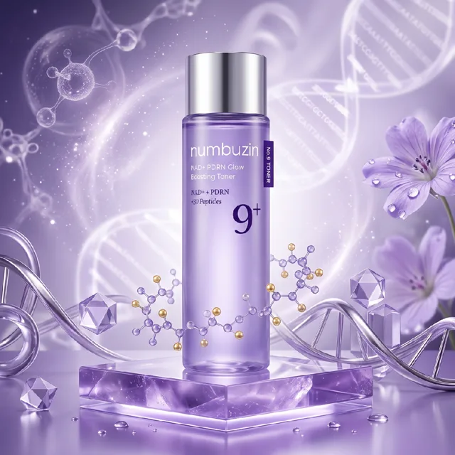 Numbuzin - No.9 NAD+ PDRN Glow Boosting Toner - Rozjasňující tonikum s koenzymem NAD+ a PDRN - 150 ml