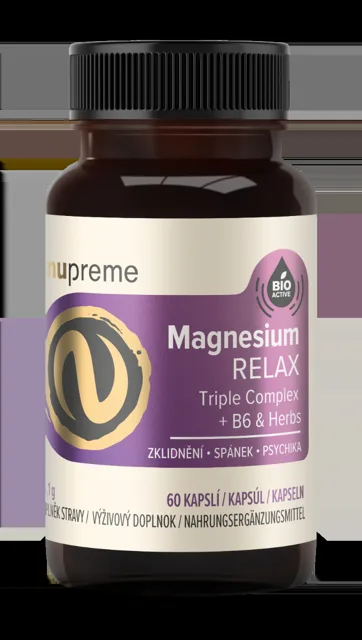 Nupreme Magnesium RELAX 60 kapslí