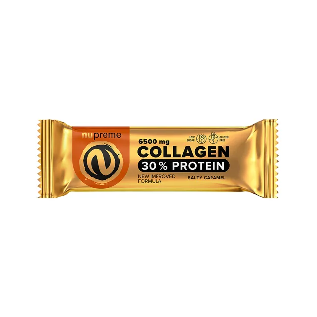 Nupreme Protein & Collagen tyčinka slaný karamel 50 g