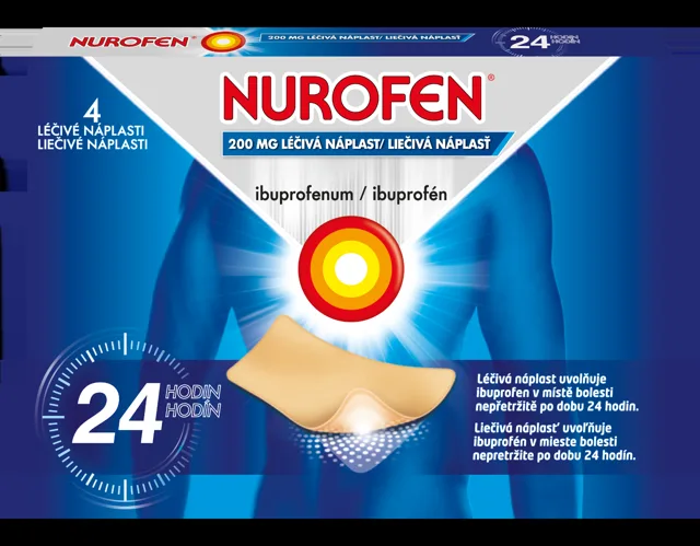 Nurofen 200 mg léčivá náplast 4 ks