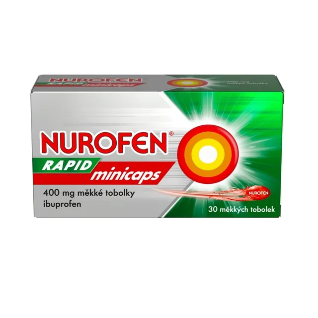 Nurofen Rapid minicaps 400 mg 30 měkkých tobolek