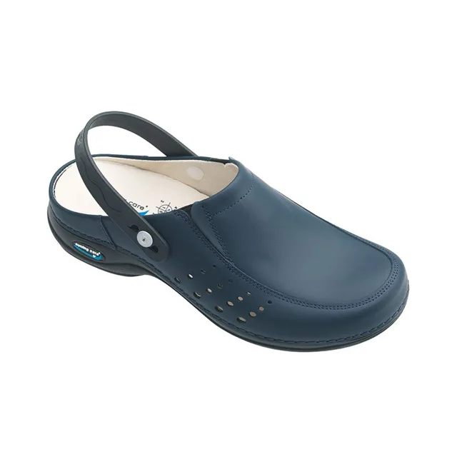 Nursing Care BERLIM WG4AP03 pracovní kožená pratelná obuv unisex tmavě modrá, vel: 40