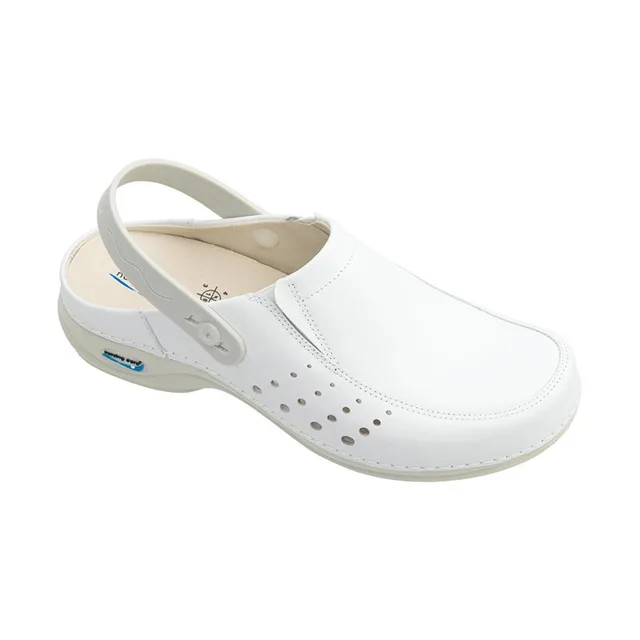 Nursing Care BERLIM WG4AP10 pracovní kožená pratelná obuv unisex bílá, vel: 39