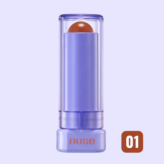 NUSE - Color Care Lipbalm - Barevný pečující balzám na rty - 01 French nude - 4,5 g