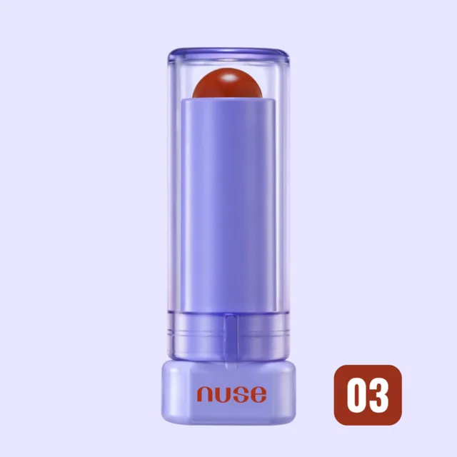 NUSE - Color Care Lipbalm - Barevný pečující balzám na rty - 03 so red - 4,5 g