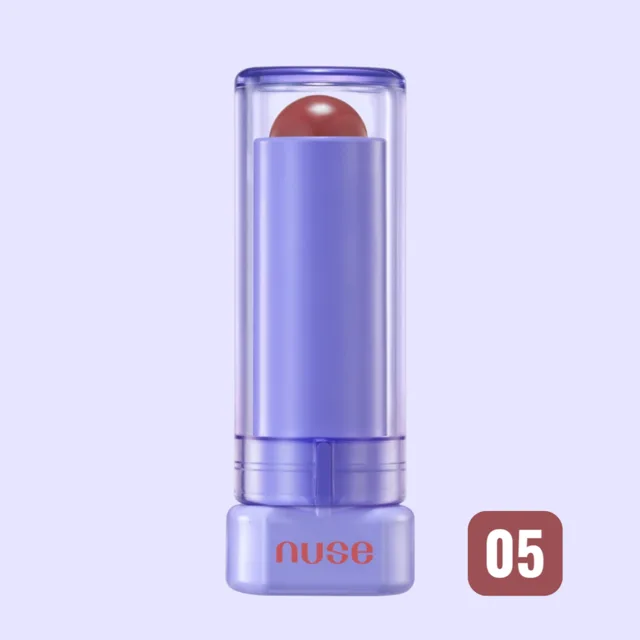 NUSE - Color Care Lipbalm - Barevný pečující balzám na rty - 05 mauve move - 4,5 g