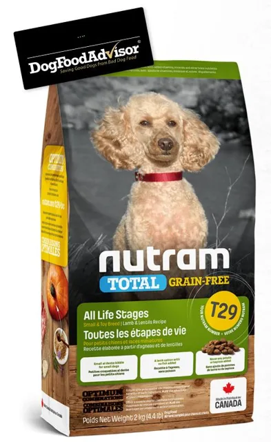 Nutram Total Dog Small Adult Lamb/Lentils Grain-free - 2kg