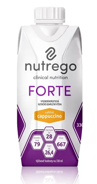 Nutrego FORTE s příchutí cappuccino por.sol.12 x 330 ml