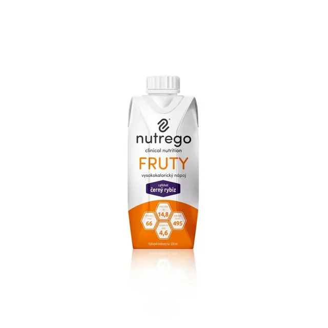 NUTREGO Fruty černý rybíz 12 x 330 ml