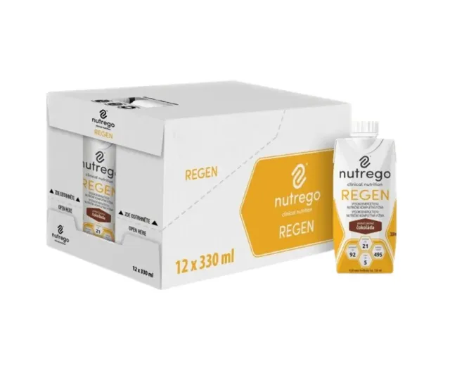 NUTREGO REGEN PŘÍCHUŤ ČOKOLÁDA POR SOL 12X330ML