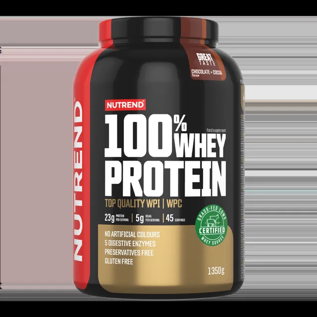 Nutrend 100% Whey Protein choco + cocoa 1350 g