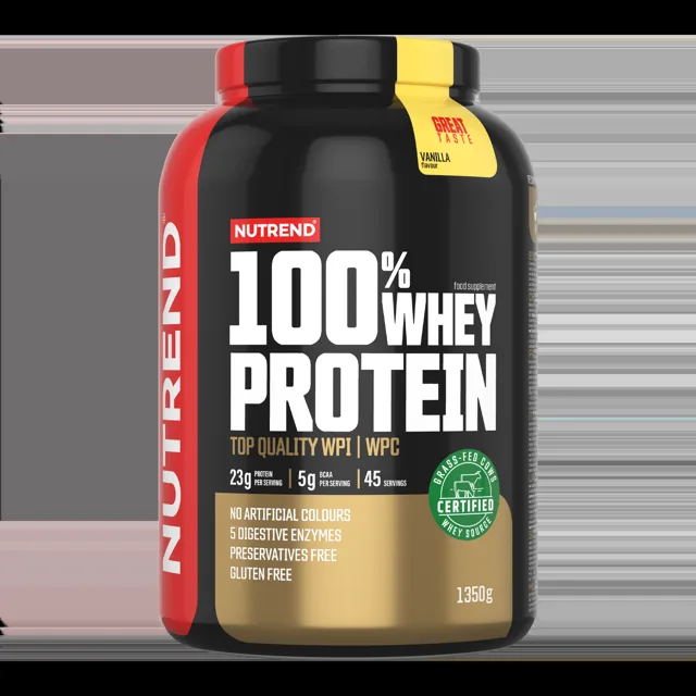 Nutrend 100% Whey Protein vanilla 1350 g