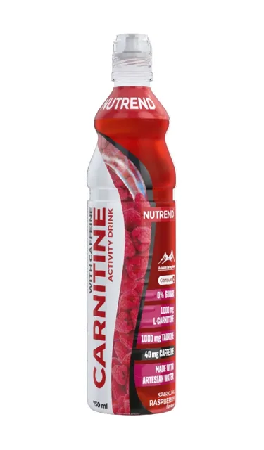 Nutrend Carnitine Activity Drink with Caffeine sycený malina 750 ml