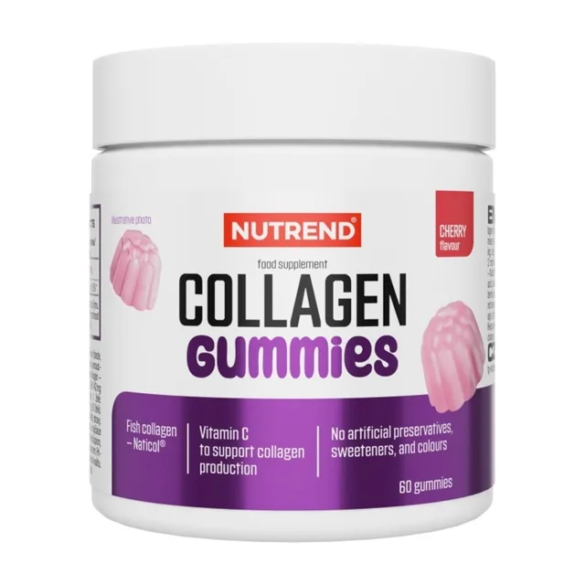 Nutrend Collagen gummies třešeň 60 ks