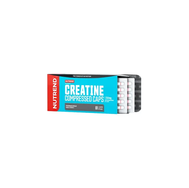 NUTREND Creatine compressed caps bez příchutě 120 kapslí