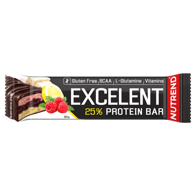 NUTREND Excelent protein bar double citron a malina s brusinkou 85 g