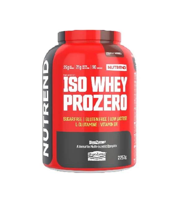 Nutrend Iso Whey Prozero čokoládové brownies 2250 g