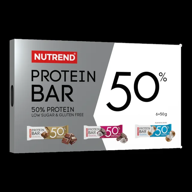 Nutrend PROTEIN BAR 50 dárkové balení 6x50 g mix příchutí