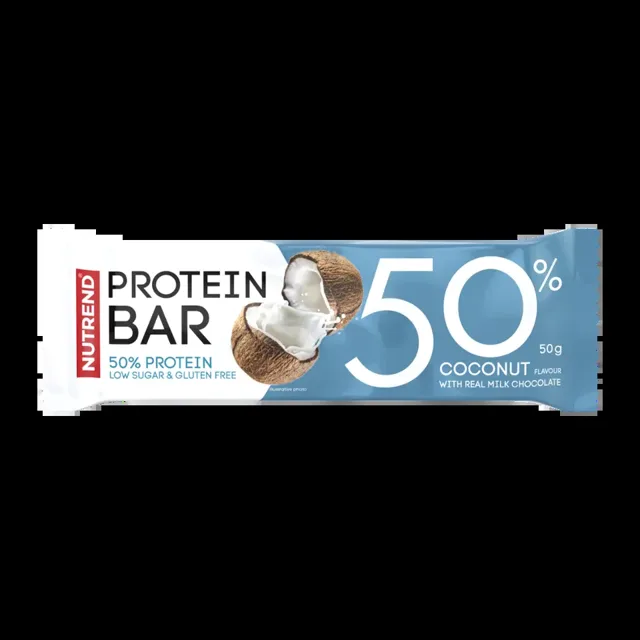 Nutrend Proteinová tyčinka 50 kokos 50 g