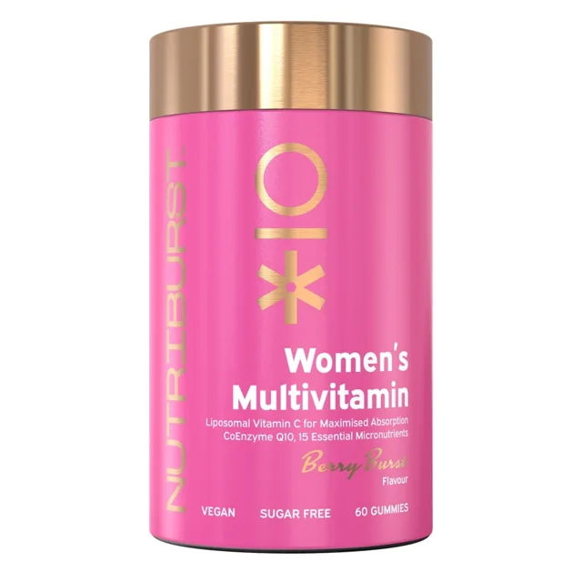 Nutriburst Premium Women’s Multivitamin gummies s vitamíny 60 ks lesní ovoce