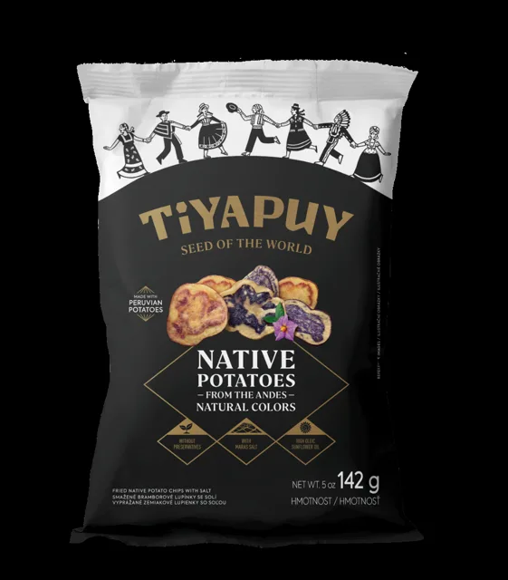 Nutricius TIYAPUY brambůrky Natural se solí 142 g