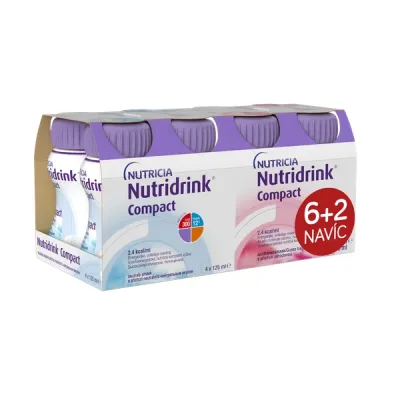 Nutridrink Compact 6+2 (neutral-jahoda) 8x125ml
