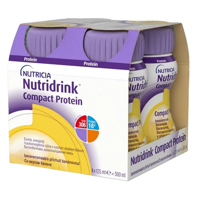 NUTRIDRINK Compact protein banán 4 x 125 ml
