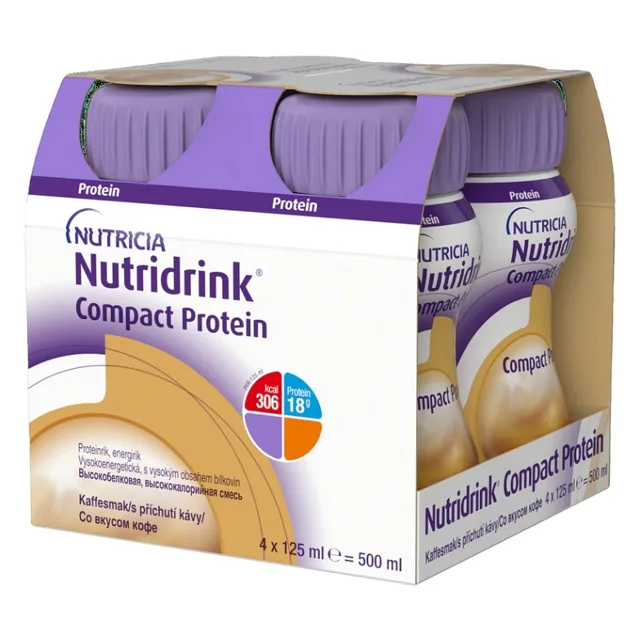 NUTRIDRINK Compact protein příchuť káva 4 x 125 ml