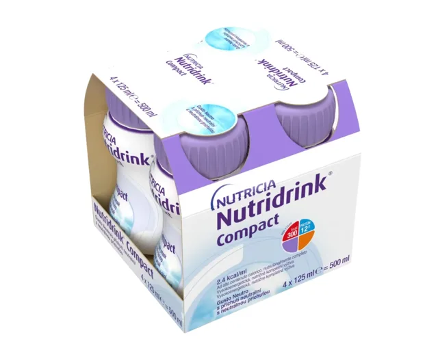 Nutridrink Compact s příchutí neutrální por.sol. 4x125ml
