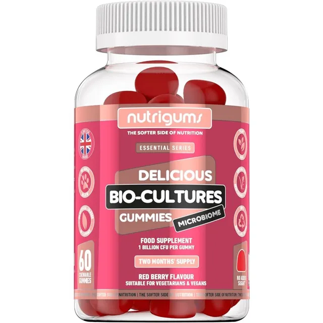 Nutrigums Bio-Cultures Microbiome, 60 želé bonbónů