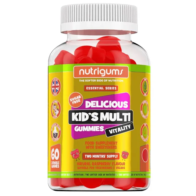 Nutrigums Kids Multi Vitality, multivitamín pro děti, 60 želé bonbónů