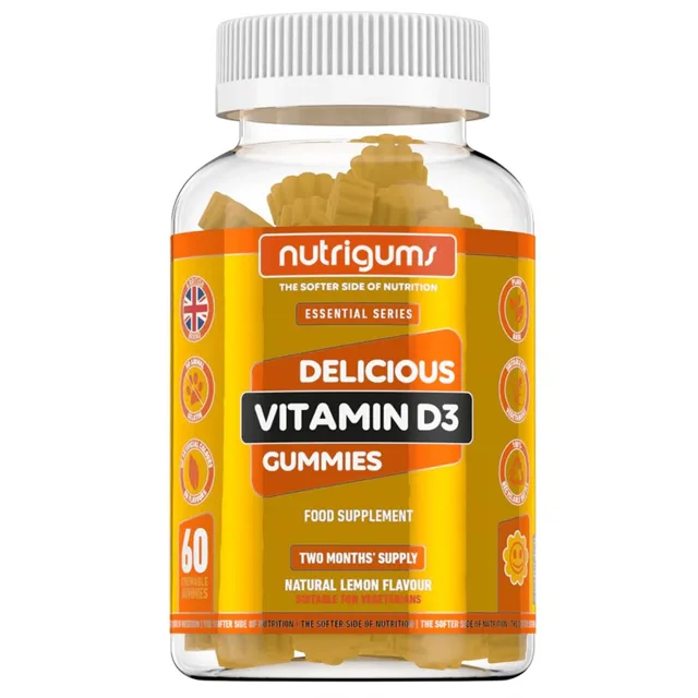 Nutrigums Vitamin D3, 60 želé bonbónů