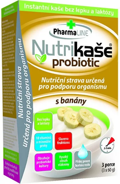Nutrikaše probiotic s banány 180 g