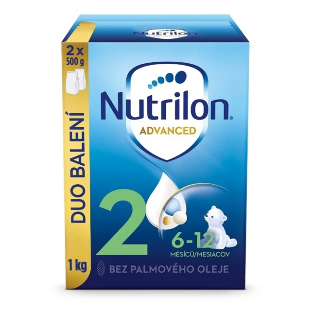 NUTRILON 2 Advanced DUO balení od ukončeného 6. měsíce 1000 g