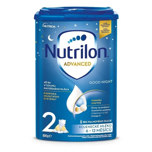 NUTRILON 2 Advanced Good Night Pokračovací mléko od 6.měsíce 800 g