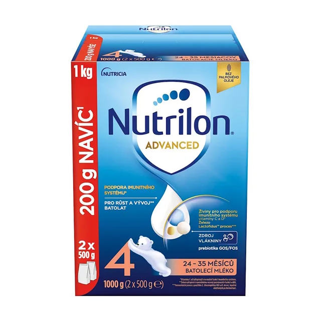 NUTRILON 4 Advanced Batolecí mléko od 24-35. měsíců 1000 g
