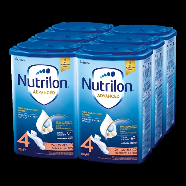 NUTRILON 4 Advanced Batolecí mléko od 24 - 36 měsíců 6 x 800 g