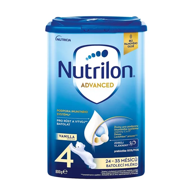 NUTRILON 4 Advanced Vanilla Batolecí mléko od 24-36 měsíců 800 g