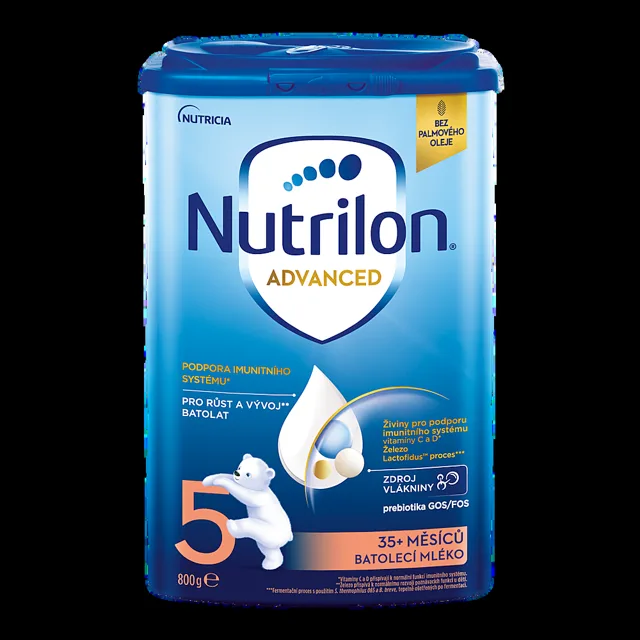 NUTRILON 5 Advanced Dětské mléko od 36.měsíce 800 g