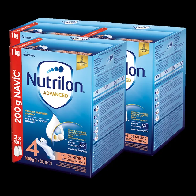 NUTRILON Advanced 4 batolecí mléko 24-35 měsíců 3 x 1 kg