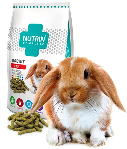 Nutrin Complete Králík Ovoce - 1,5kg