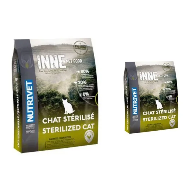 Nutrivet Inne Sterilised Cat, 6 + 1,5 kg zdarma - 6 kg + 1,5 kg zdarma